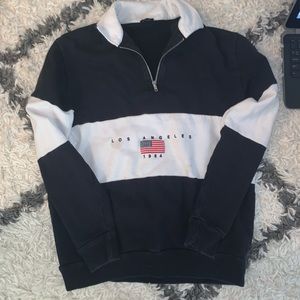 brandy melville quarter zip